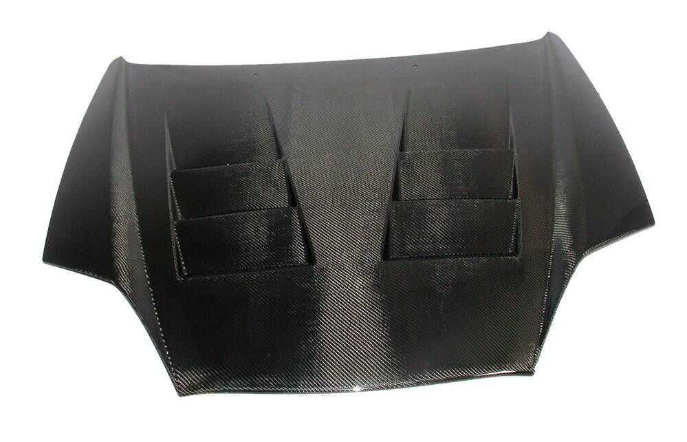 2000-2002 Hyundai Tiburon 2DR Terminator Carbon Fiber Hood by ViS Racing - 00HYTIB2DTM-010C