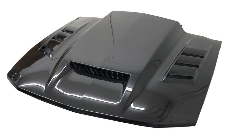 2005-2009 Ford Mustang 2DR Terminator Double-Sided Carbon Fiber Hood by ViS Racing