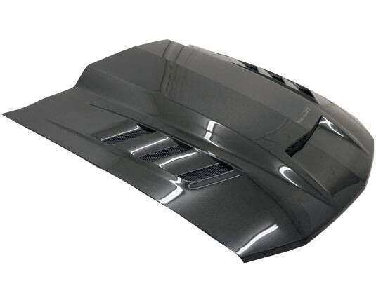 2005-2009 Ford Mustang 2DR Terminator Double-Sided Carbon Fiber Hood by ViS Racing - 05FDMUS2DTM-010D