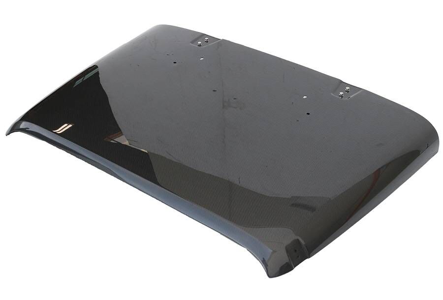 2007-2018 Jeep Wrangler JK 4DR OEM Style Carbon Fiber Hood by ViS Racing - 07JPWJK4DOE-010C