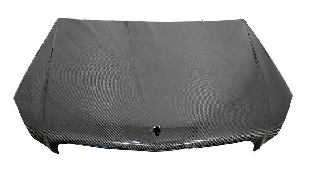 2012-2014 Mercedes C-Class OEM Carbon Fiber Hood by ViS Racing - 12MEW2044DOE-010C