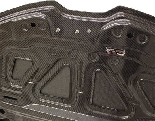 2014-2020 Lamborghini Huracan OEM Double-Sided Carbon Fiber Hood by ViS Racing