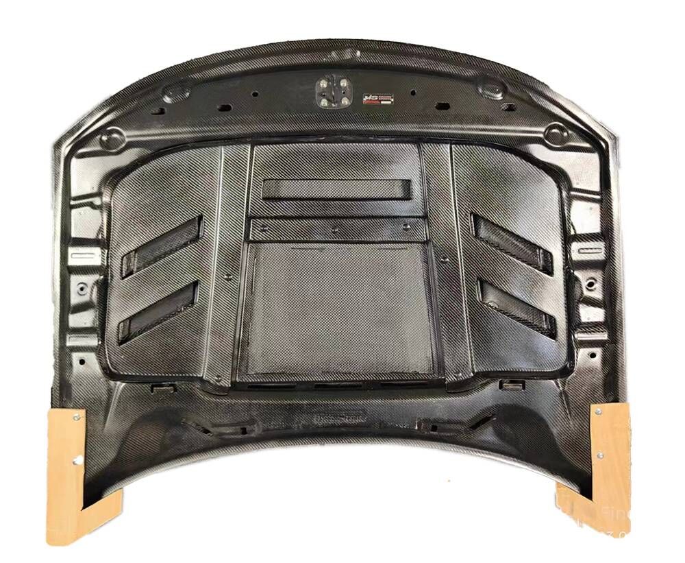 2015-2023 Dodge Charger 4DR Terminator Double-Sided Carbon Fiber Hood by ViS Racing