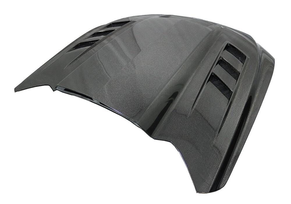 2015-2017 Ford Mustang 2DR Terminator Double-Sided Carbon Fiber Hood by ViS Racing