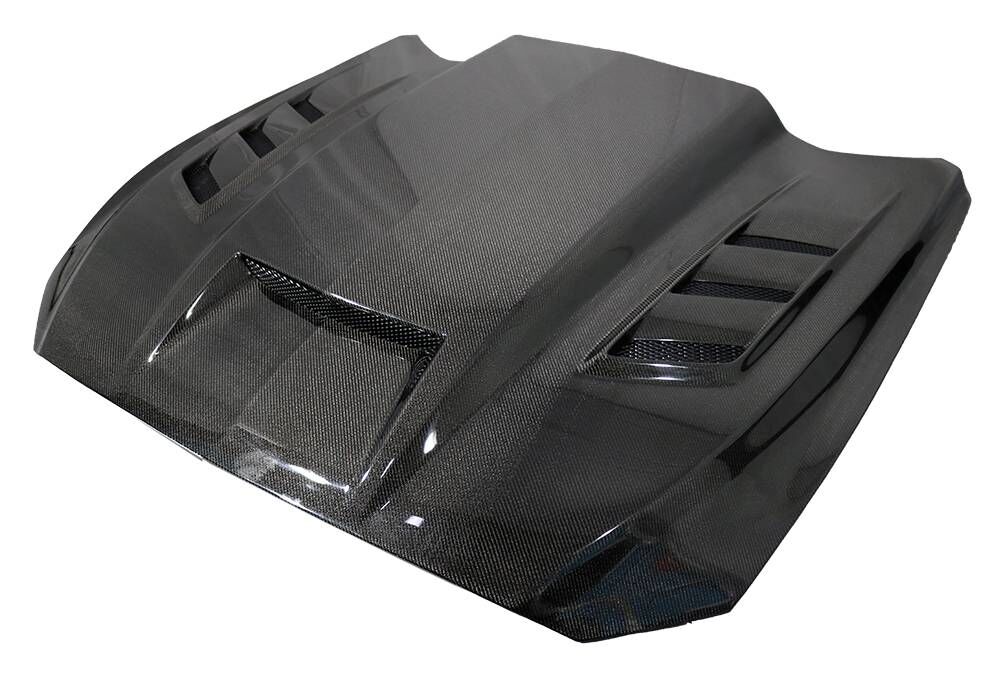2015-2017 Ford Mustang 2DR Terminator Double-Sided Carbon Fiber Hood by ViS Racing