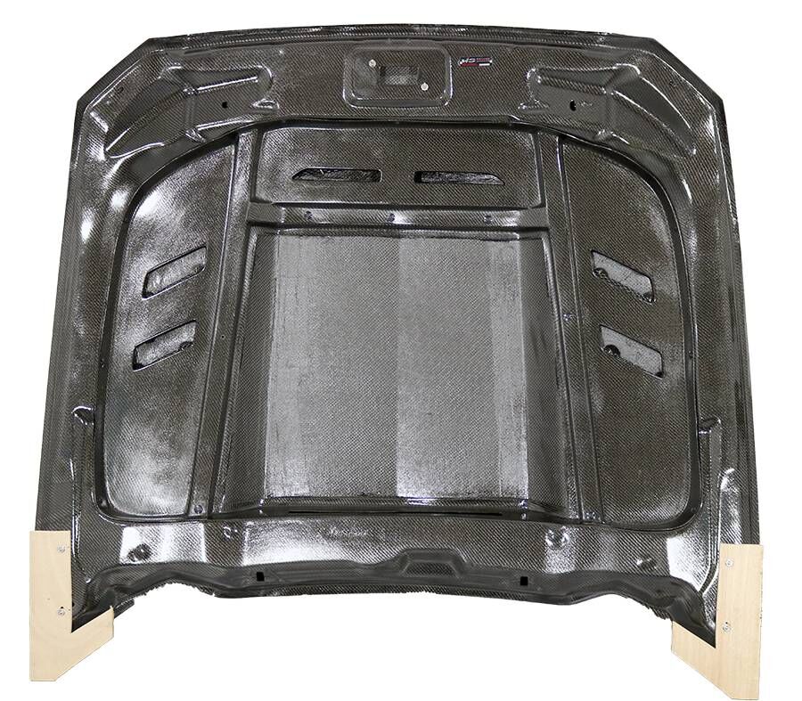 2015-2017 Ford Mustang 2DR Terminator Double-Sided Carbon Fiber Hood by ViS Racing