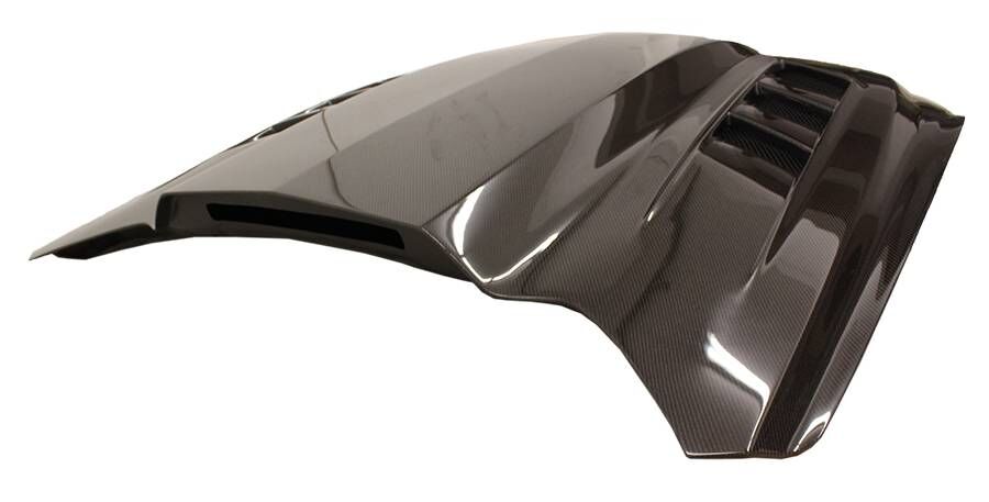 2015-2017 Ford Mustang 2DR Terminator Double-Sided Carbon Fiber Hood by ViS Racing