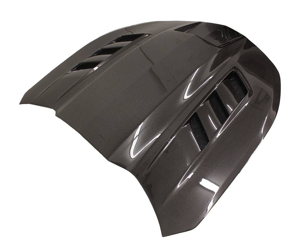 2016-2023 Chevrolet Camaro 2DR Terminator Double-Sided Carbon Fiber Hood by ViS Racing