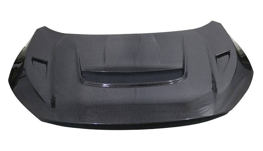 2016-2021 Honda Civic 2DR/4DR VRS Carbon Fiber Hood by ViS Racing - 16HDCVC2DVRS-010C