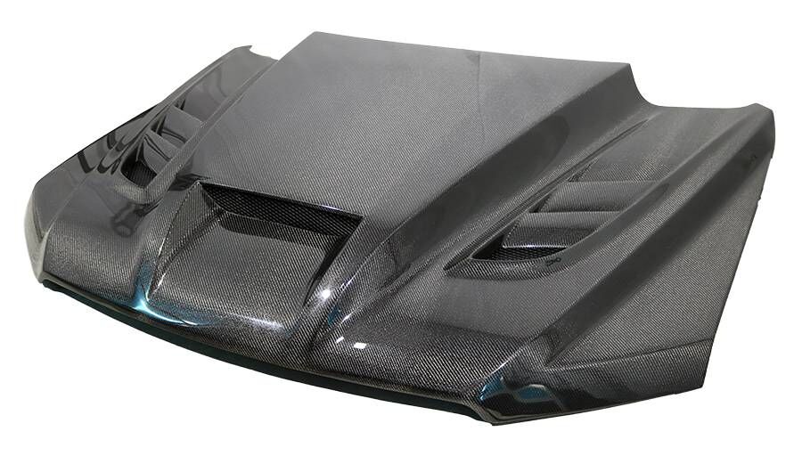 2017-2020 Ford Raptor Terminator Carbon Fiber Hood by ViS Racing - 17FDRAP4DTM-010C