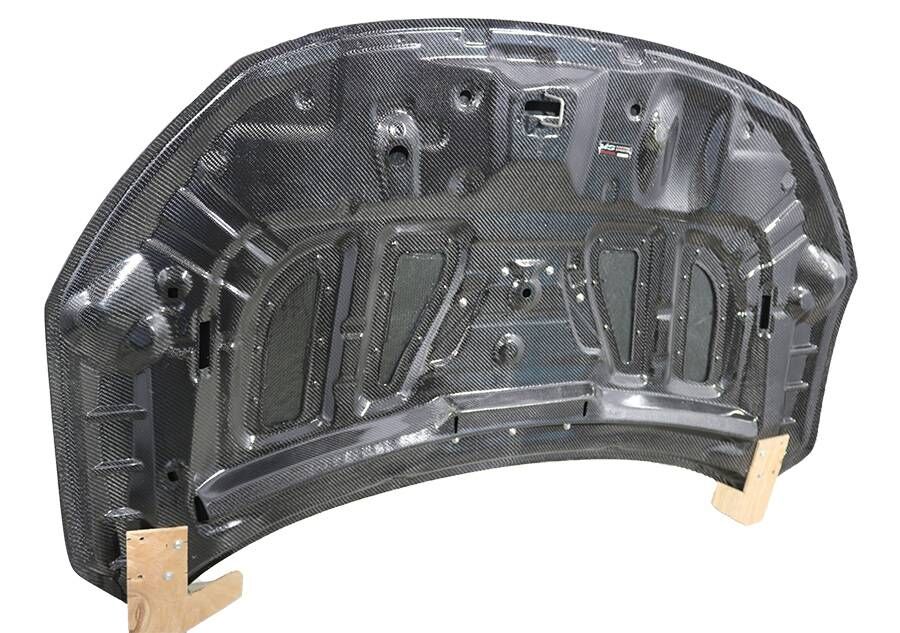 2017-2021 Honda Civic Type R FK8 OEM Double-Sided Carbon Fiber Hood by ViS Racing