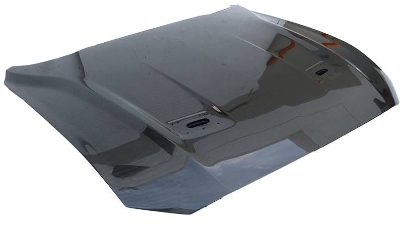 2018-2023 Ford Mustang OEM Style Carbon Fiber Hood by ViS Racing - 18FDMUS2DOE-010C