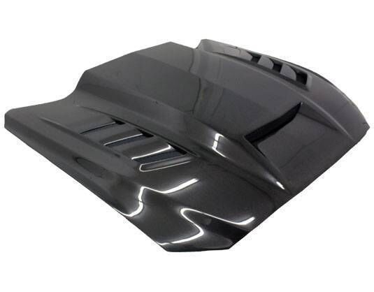 2018-2023 Ford Mustang Terminator Style Carbon Fiber Hood by ViS Racing - 18FDMUS2DTM-010C