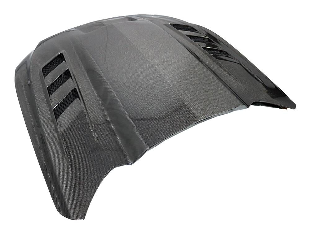 2018-2023 Ford Mustang Terminator Double-Sided Carbon Fiber Hood by ViS Racing