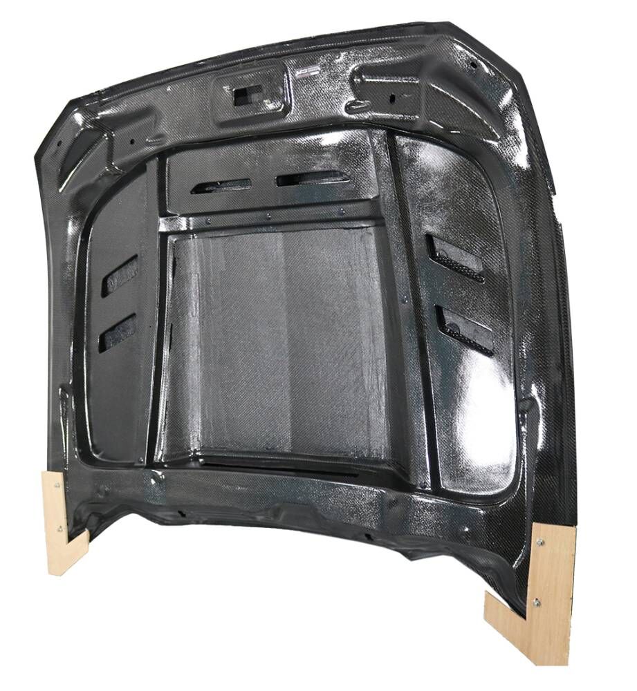 2018-2023 Ford Mustang Terminator Double-Sided Carbon Fiber Hood by ViS Racing