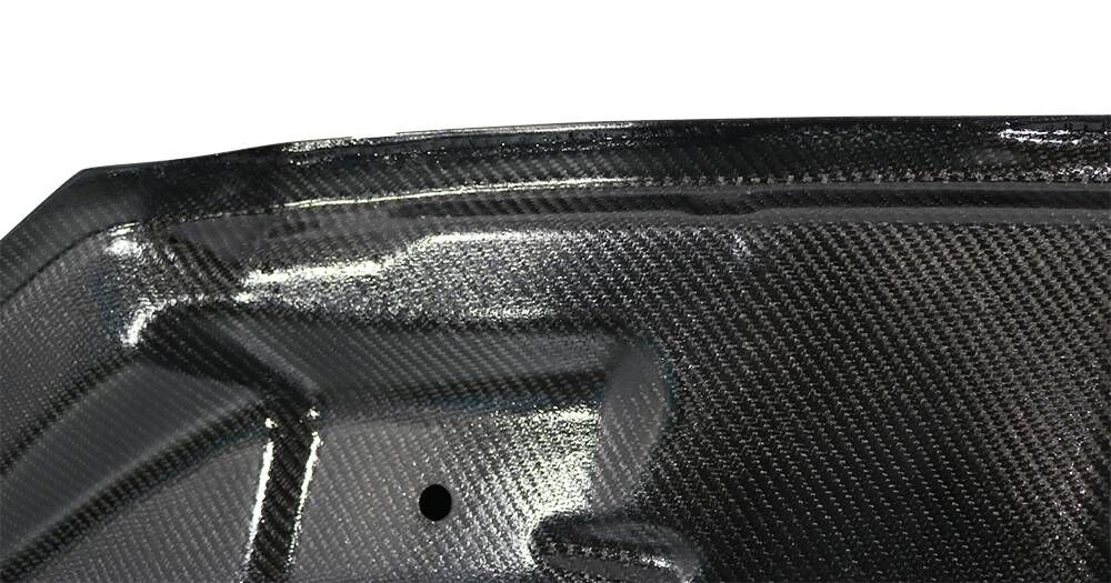 2018-2023 Ford Mustang Terminator Double-Sided Carbon Fiber Hood by ViS Racing