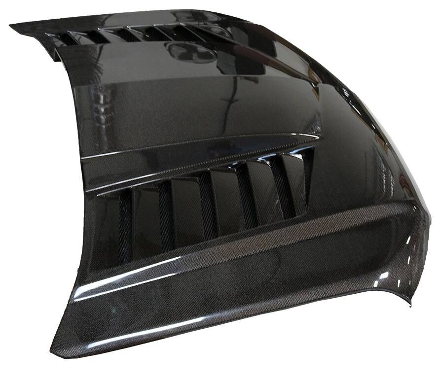 2019-2023 Chevrolet Silverado 1500 TMS Double-Sided Carbon Fiber Hood by ViS Racing