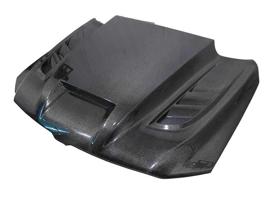 2019-2023 Ram 1500 2DR/4DR VTM Carbon Fiber Hood by ViS Racing - 19DGRAM2DVTM-010C