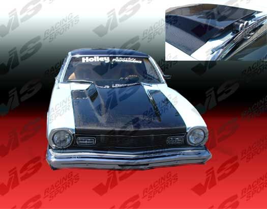 1970-1977 Ford Maverick 2DR ViS Cowl Induction Carbon Fiber Hood - VIS-70FDMAV2DCI-010C