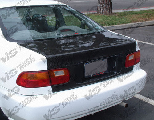 1992-1995 Honda Civic 2DR ViS OEM Carbon Fiber Trunk - VIS-92HDCVC2DOE-020C
