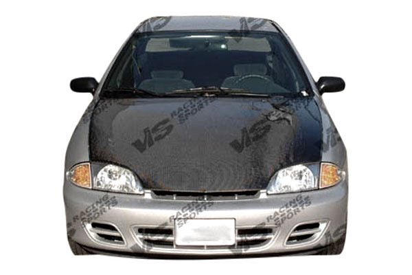 1995-2002 Chevy Cavalier 2DR/4DR OEM Carbon Fiber Hood by ViS Racing - VIS-95CHCAV2DOE-010C