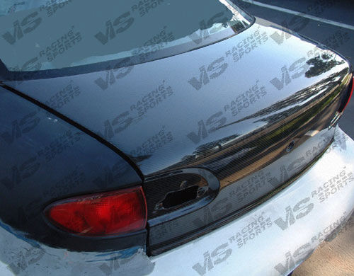 1995-2002 Chevy Cavalier 2DR/4DR ViS OEM Carbon Fiber Trunk - VIS-95CHCAV2DOE-020C