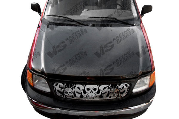 1997-2003 Ford F150 OEM Carbon Fiber Hood by ViS Racing - VIS-97FDF152DOE-010C