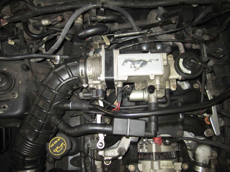 1999-2004 Ford Mustang GT 4.6L Volant Throttle Body Spacer