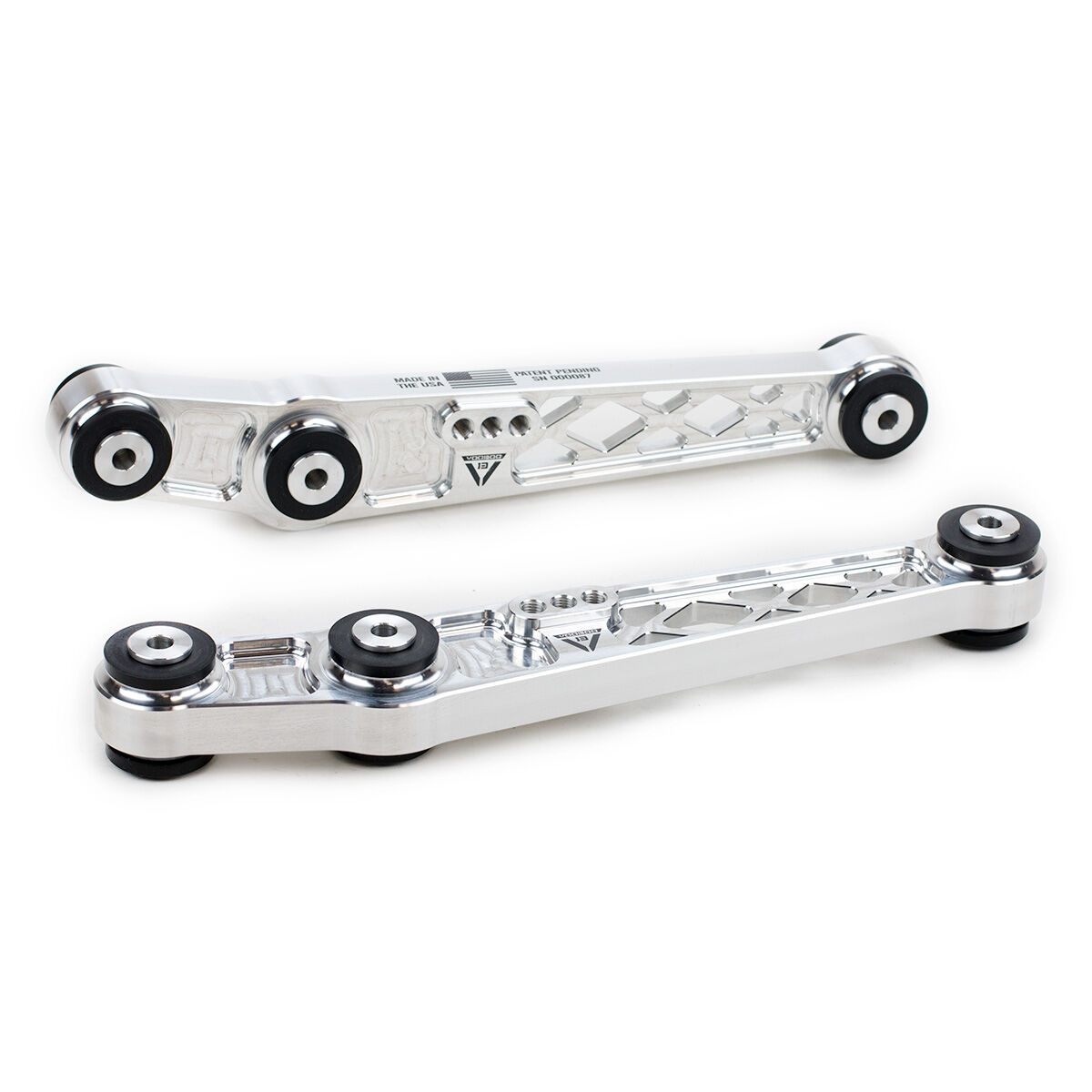1997-2001 Acura Integra GS 1.8L VooDoo13 Rear Lower Control Arms Raw Metal - LOHN-0200RA