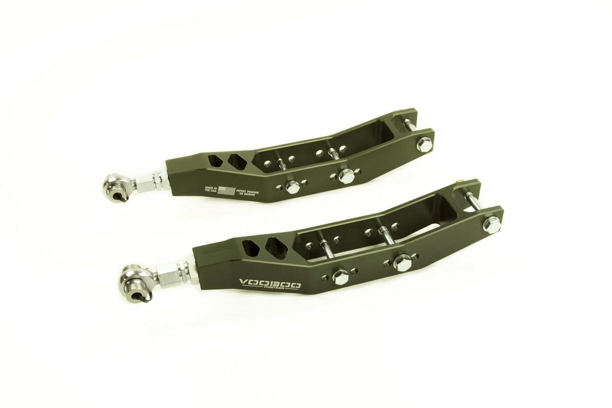 2015 Subaru BRZ Series.Blue VooDoo13 Rear Lower Control Arms Hard Anodize Green - LOSC-0100HG