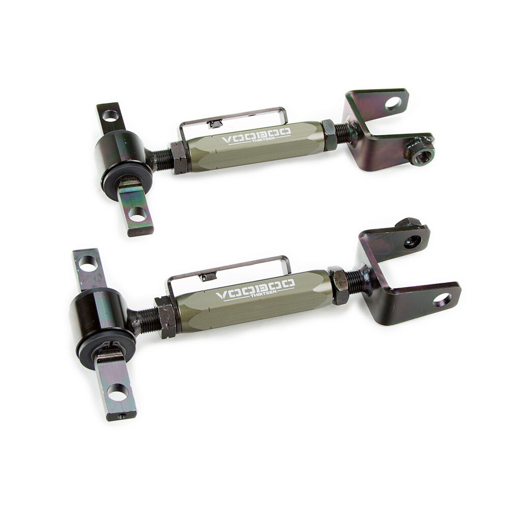2002-2005 Honda Civic Si VooDoo13 Rear Camber Arms Hard Anodize Green - RCHN-0400HG