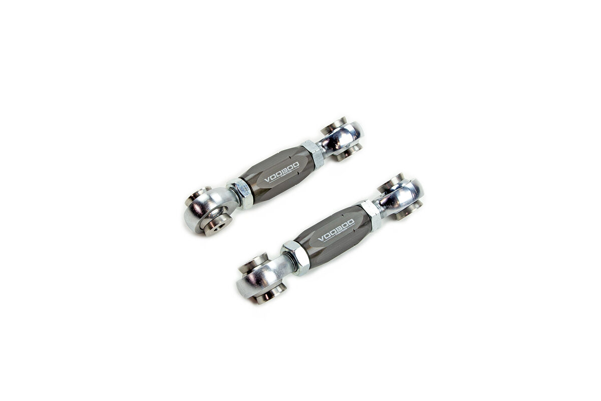 1992-2001 Acura Integra GS-R VooDoo13 Rear Toe Rods Gunmetal Hard Anodize Clear - TOHN-0200HC