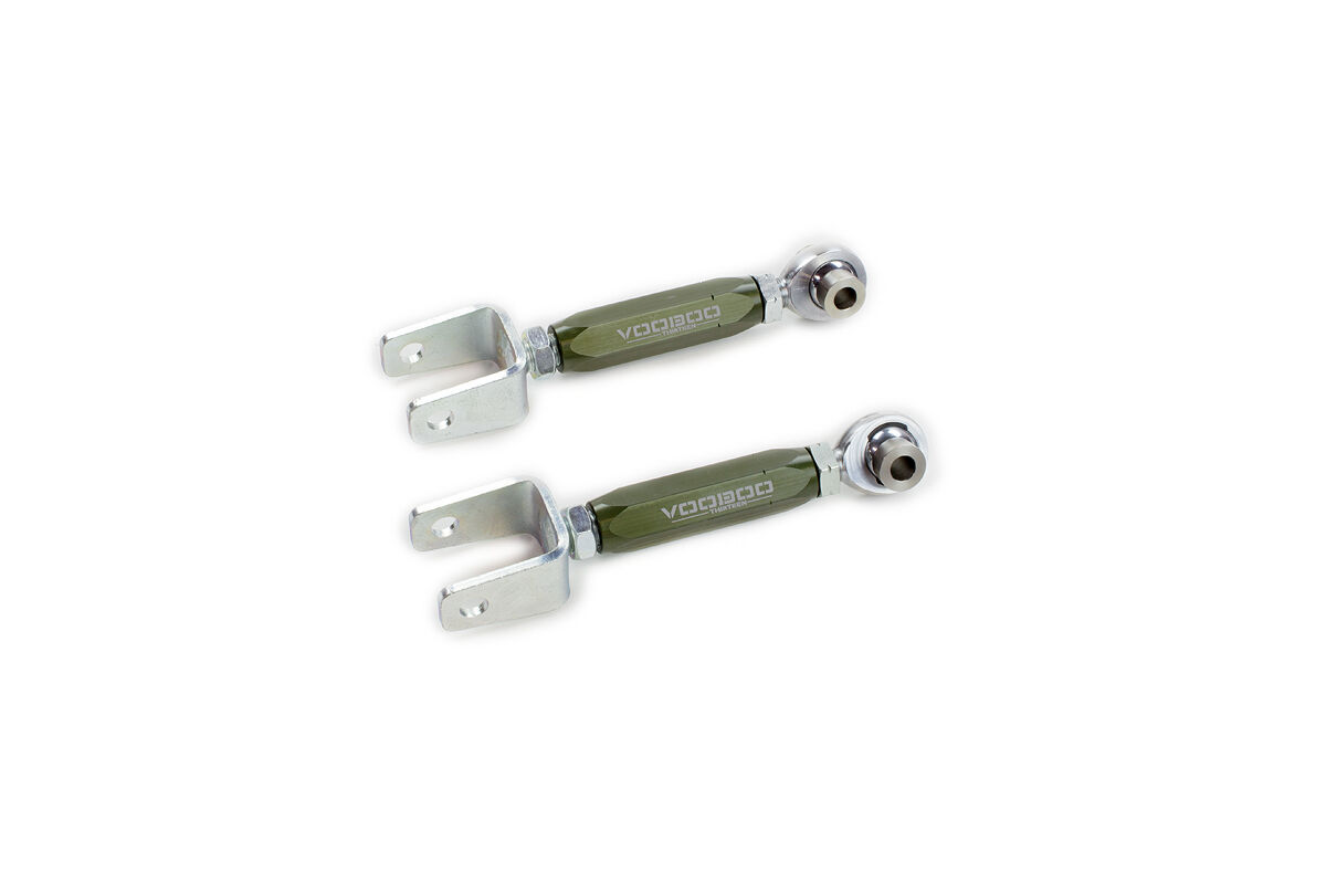 1991-1993 Nissan 240sx Base VooDoo13 Rear Traction Rods Hard Anodize Green - TRNS-0100HG