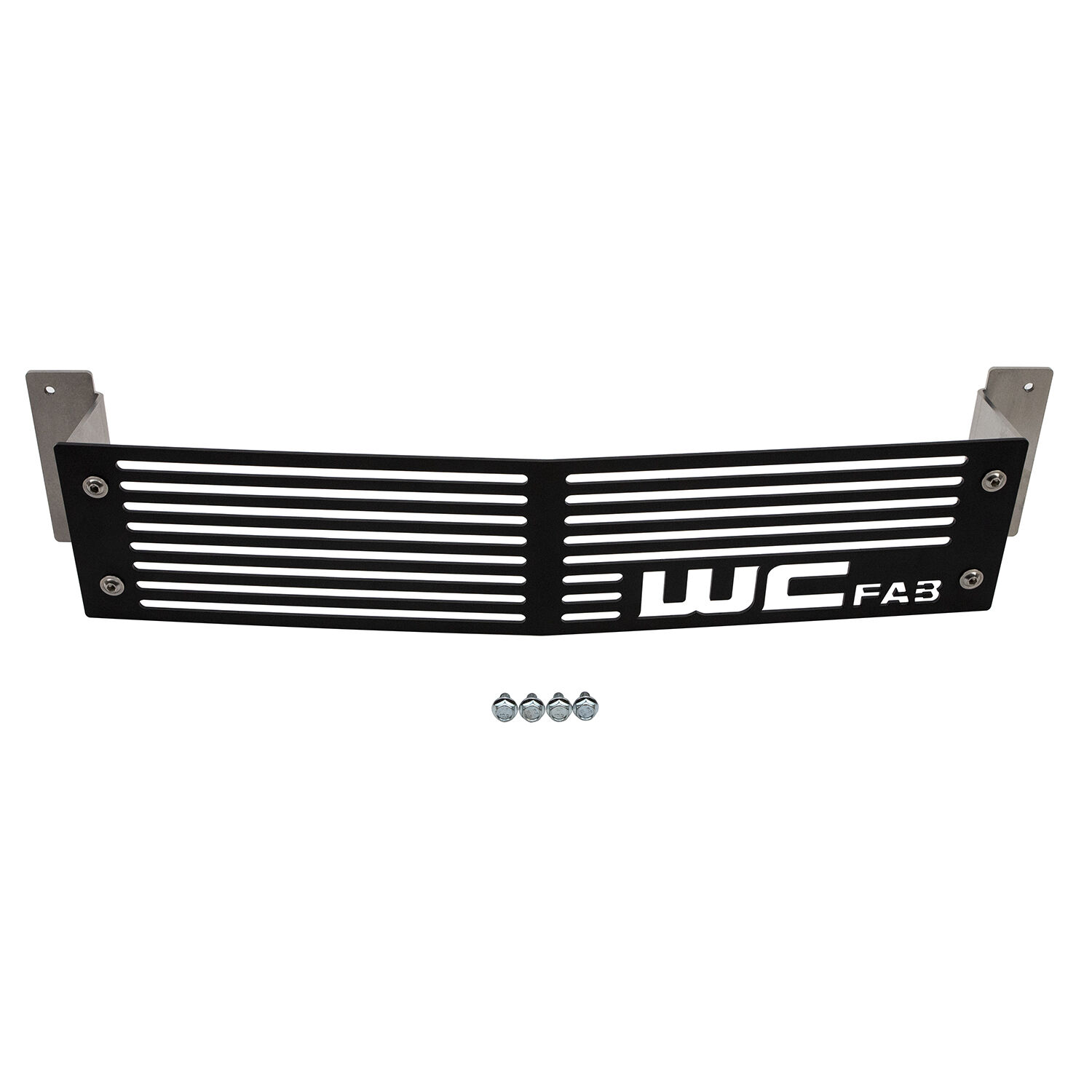 WCFab 2015-2019 LML/L5P Duramax Silverado Bumper Grille Flat Black Single Stage Powder Coating