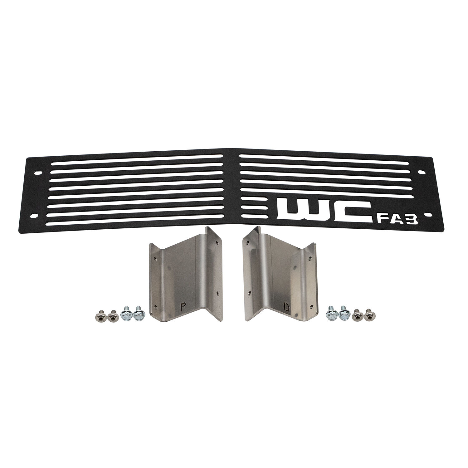 WCFab 2015-2019 LML/L5P Duramax Silverado Bumper Grille Flat Black Single Stage Powder Coating - WCF100290-FB - Wehrli Custom Fabrication