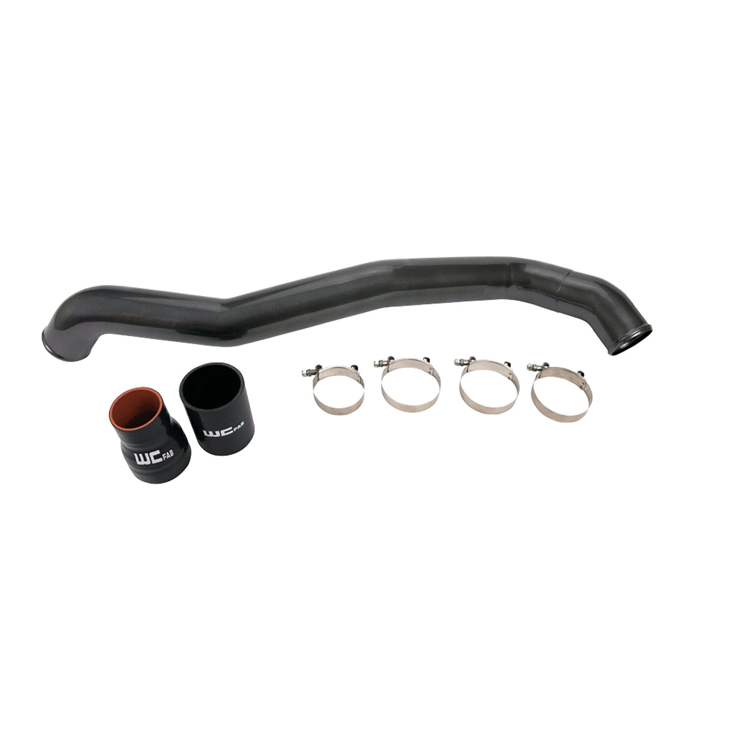 WCFab 2011-2016 LML Duramax Driver Side 3 Inch Intercooler Pipe Sparkle Copper Two Stage Powder Coating - WCF100353-SC - Wehrli Custom Fabrication