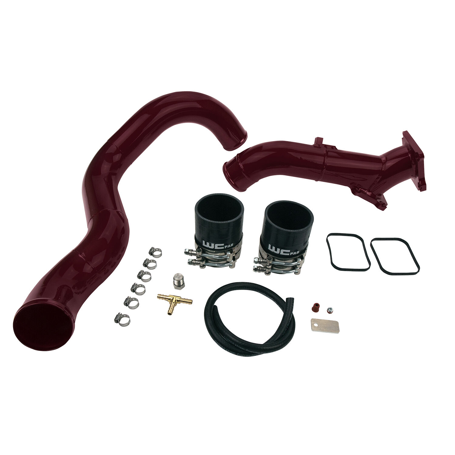 WCFab 2001-2004 LB7 Duramax Y-Bridge Kit Bengal Blue Single Stage Powder Coating - WCF100693-BB - Wehrli Custom Fabrication