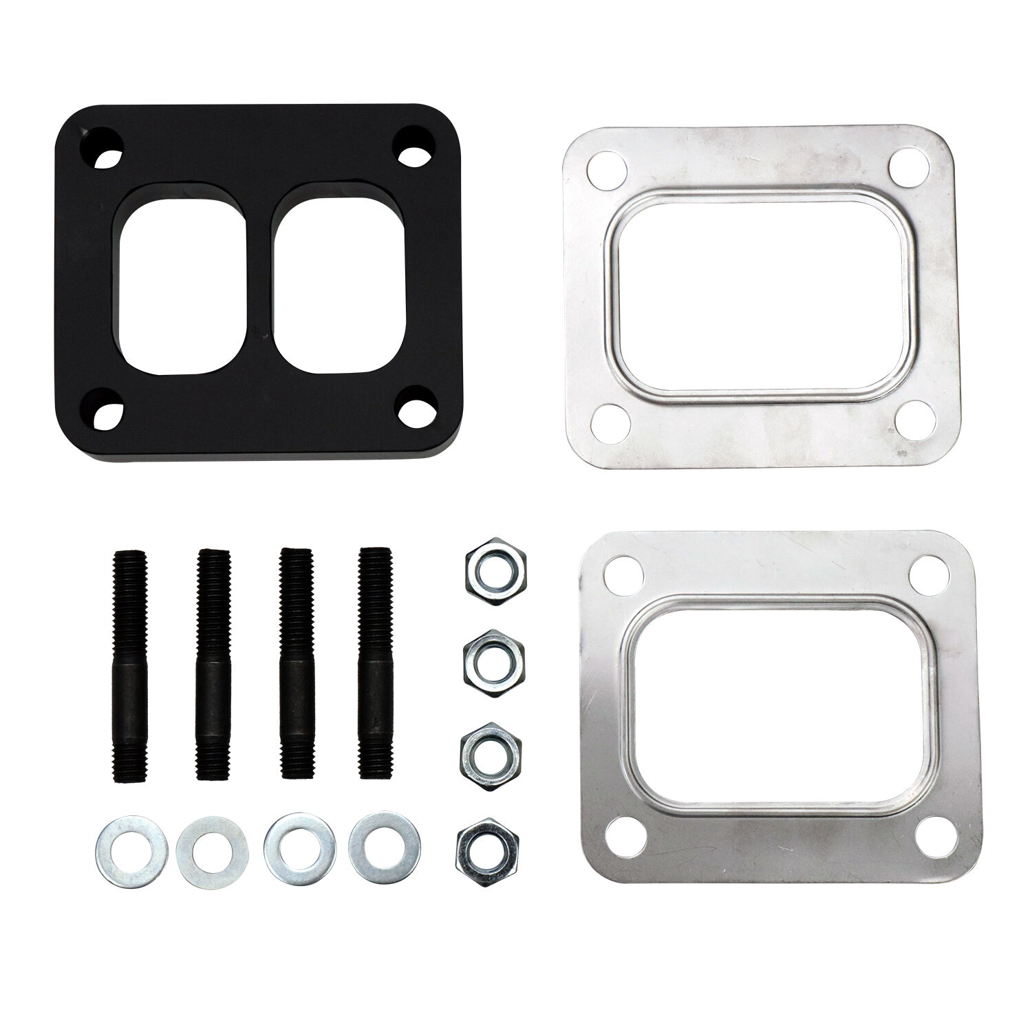 WCFab T4 Spacer Plate Kit 1 Inch with Studs and Gaskets - WCF100800 - Wehrli Custom Fabrication