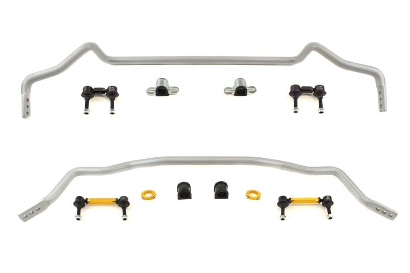 2010-2015 Mitsubishi Lancer Whiteline Front + Rear Sway Bar Kit - BMK010