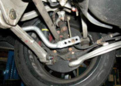 2003-2006 Mitsubishi Lancer Whiteline Rear Sway Bar - 24mm X Heavy Duty Blade Adjustable