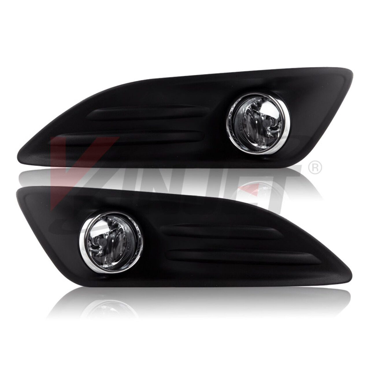 2014-2016 Ford Fiesta Clear Fog Lights - CFWJ-0390-C