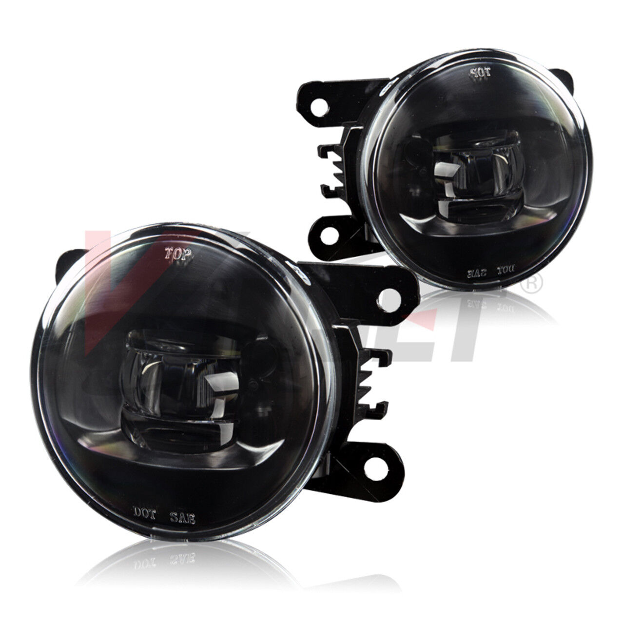 2011-2012 Ford Explorer Clear LED Fog Lights - CFWJ-0460-C