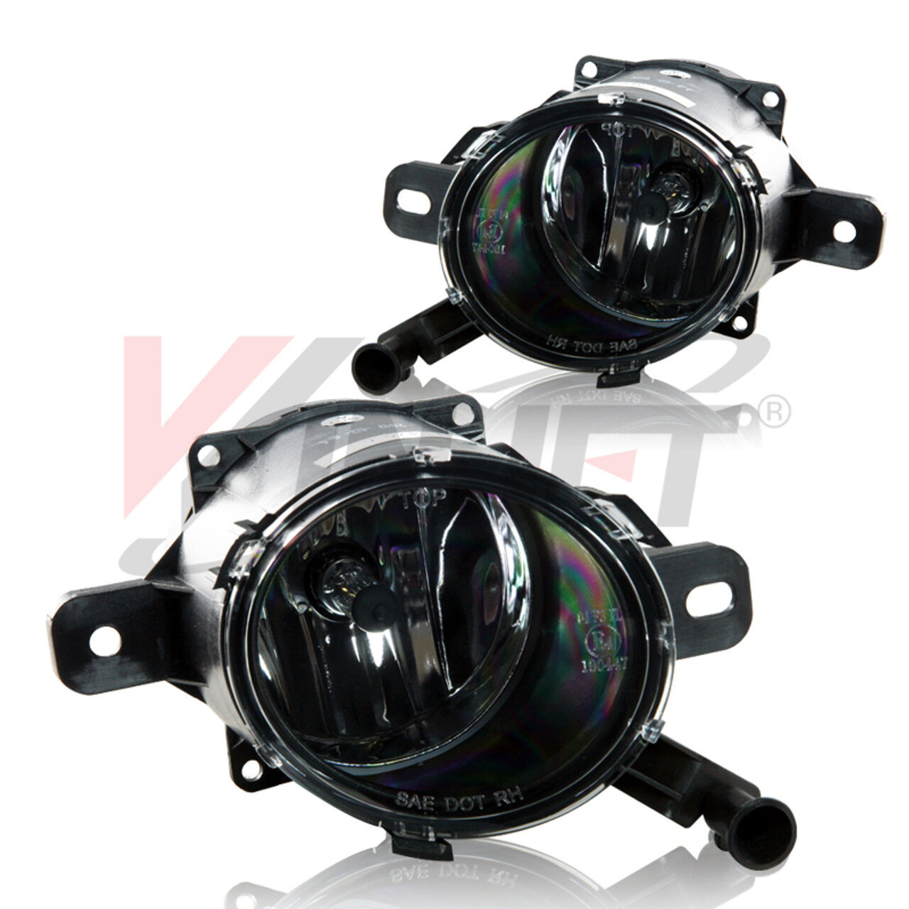 2010-2015 Cadillac SRX Clear Fog Lights - CFWJ-0476-C