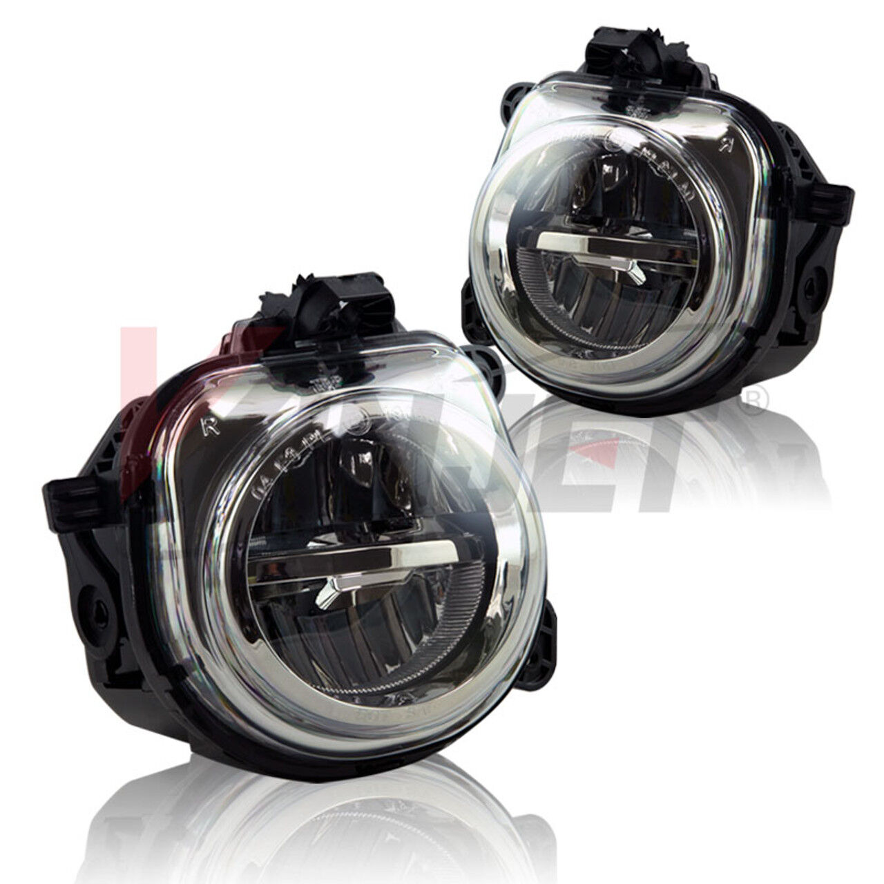 2011-2016 BMW X3 Clear LED Fog Lights - CFWJ-0504-C