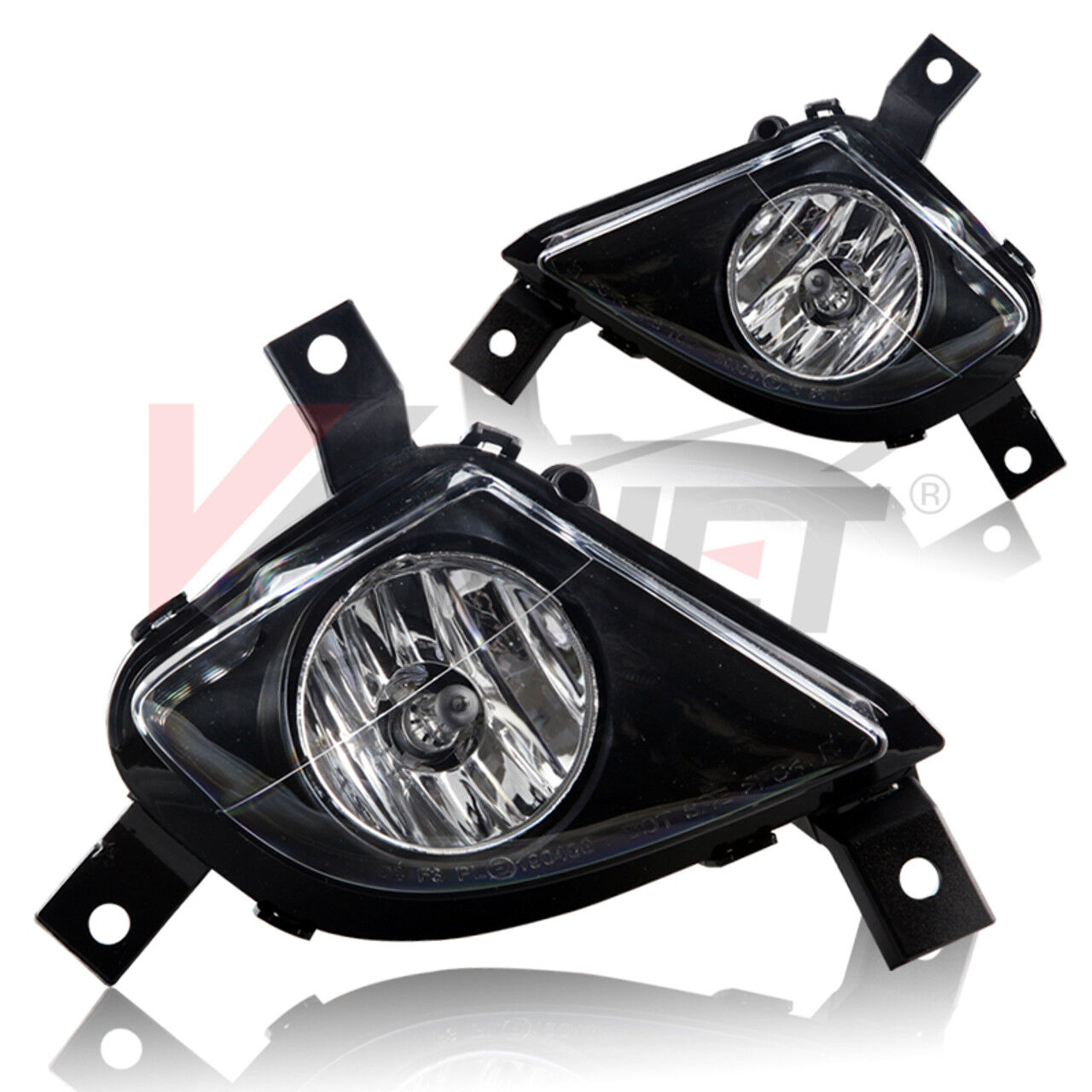 2008-2011 BMW 3-Series E90/E91 Sedan/Wagon Clear Fog Lights - CFWJ-0528-C