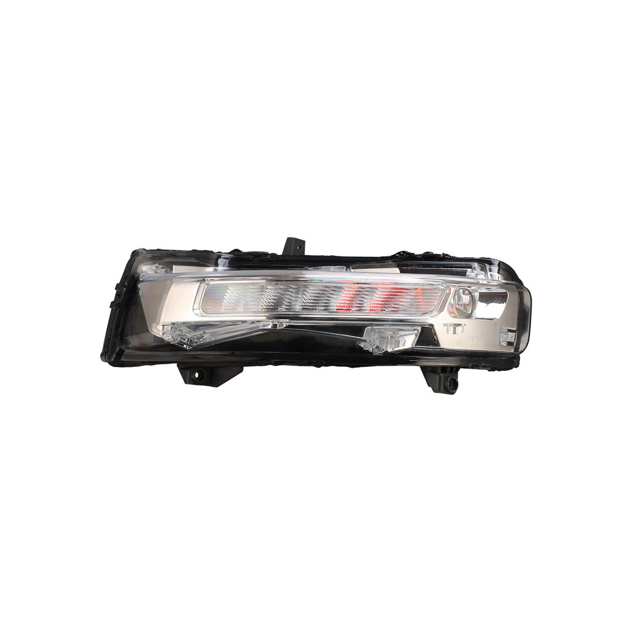 2018-2021 Ford Mustang Clear LED Fog Lights with Sequential Turn Signal - CFWJ-0688-C-SQ