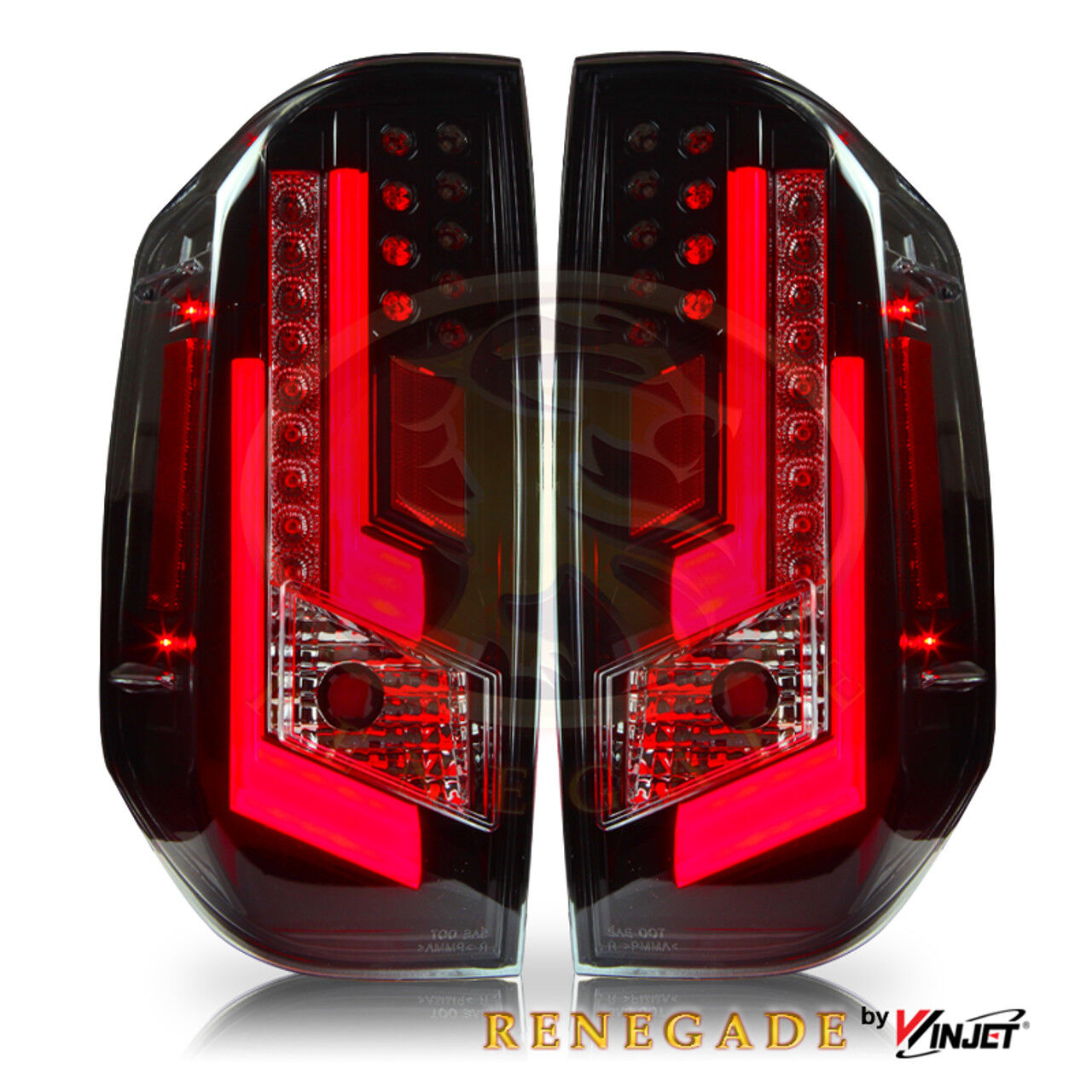 2014-2021 Toyota Tundra Renegade Style Gloss/Black/Clear/Red/Glow/Bar LED Tail Lights