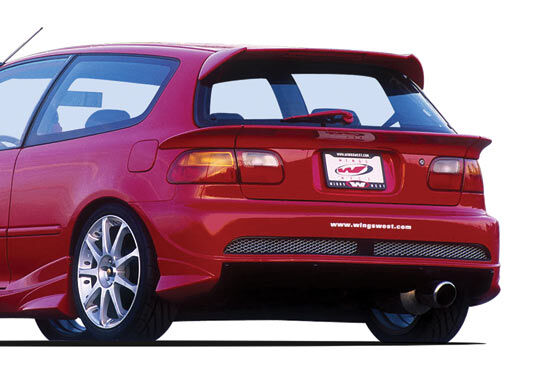 1992-1995 Honda Civic 3dr BigMouth w Voltex Style Wings West Body Ki