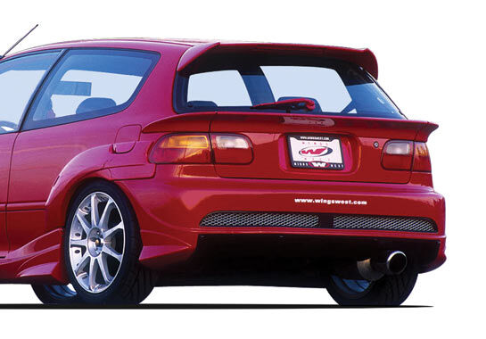 1992-1995 Honda Civic 3dr BigMouth w Flares Style Wings West Wide Body Kit