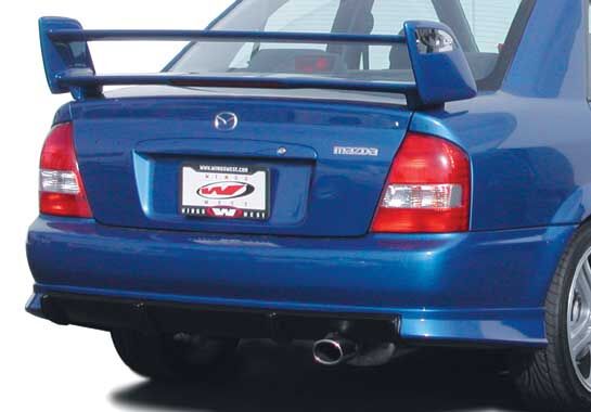 2001-2003 Mazda Protege 4dr MP5 Style Wings West Body Kit